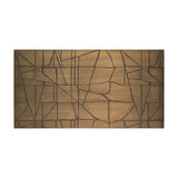 Roho Painted Gold Metal Wall Art 70596 Mercana