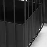 Mercana Verna Matte Black Wire Cage Metal Planters (Set of 2) 70536