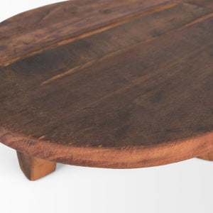 Mercana Iza Rustic Reclaimed Mango Wood Risers Set of 2 - Elevate Your Home Decor with Handcrafted Charm 70497