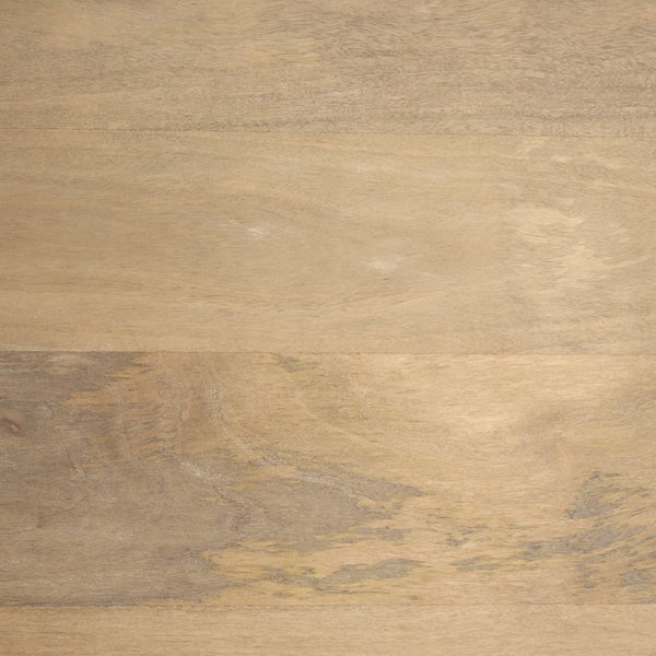 Mercana June Square Coffee Table with Fluted Base - Elegant Mango Wood Design for Modern Living Rooms 70632-AB