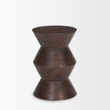 Mercana Odessa Dark Brown Wood Accent Table 70509