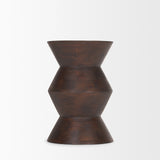 Mercana Odessa Dark Brown Wood Accent Table 70509