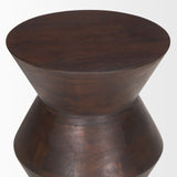 Mercana Odessa Dark Brown Wood Accent Table 70509