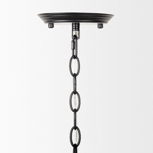 Mercana Gabriel Large Chandelier – Elevate Your Space with a Stunning Transitional Design for Modern Living Matte Black | 48 70695