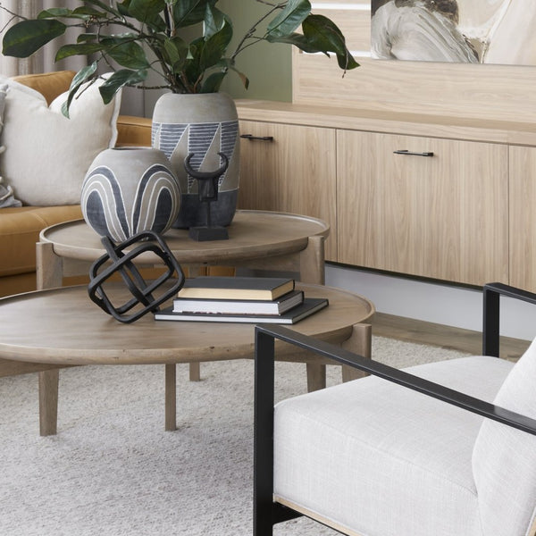 Mercana Caleb Tribal-Inspired Metal Figurine - Hand-Carved Accent for Modern Farmhouse and Southwestern Decor 69085