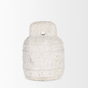 Mercana Irina Elegant Banswara Marble Door Stopper – Unique Natural Stone Accent for Home Décor White Marble | Small 70505