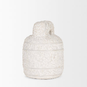 Mercana Irina Elegant Banswara Marble Door Stopper – Unique Natural Stone Accent for Home Décor White Marble | Small 70505