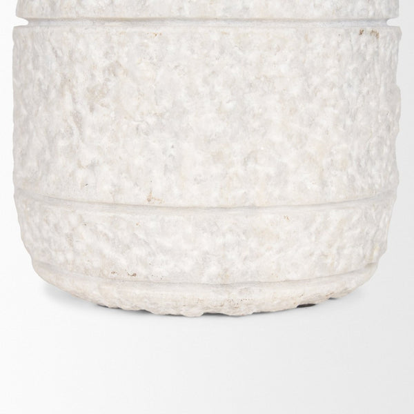 Mercana Irina Elegant Banswara Marble Door Stopper – Unique Natural Stone Accent for Home Décor White Marble | Small 70505