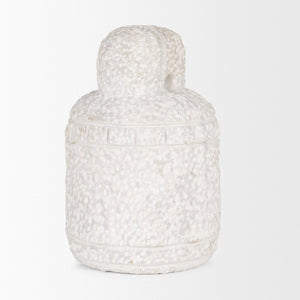 Mercana Irina Elegant Banswara Marble Door Stopper – Unique Natural Stone Accent for Home Décor White Marble | Large 70506