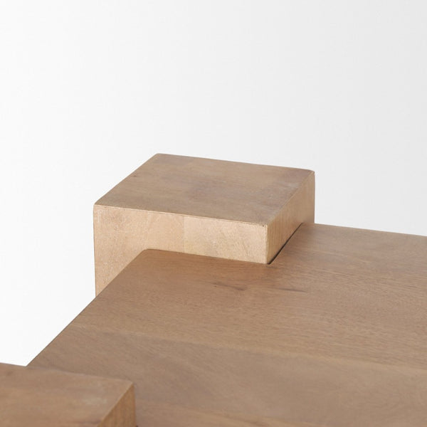 Mercana Beth Elegant Mango Wood Sideboard with 3 Doors - Timeless Storage for Modern Interiors & Style 70635