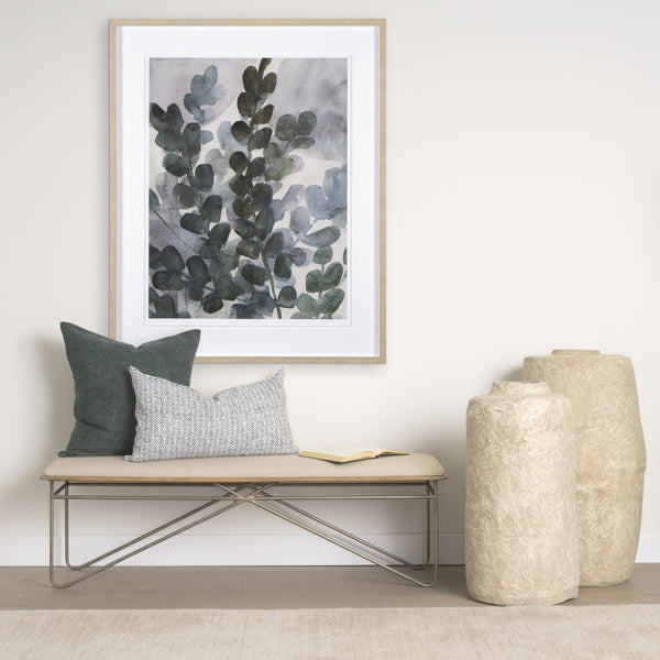 Mercana Jack Green Linen Square Decorative Pillow Cover for a Calming, Natural Touch in Your Space Green | 22x22 70328