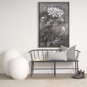 Mercana Karakum Elegant Textured Ceramic Vase - Sculptural Design for Modern and Boho Home Decor Styles White Ceramic | 23H 67678