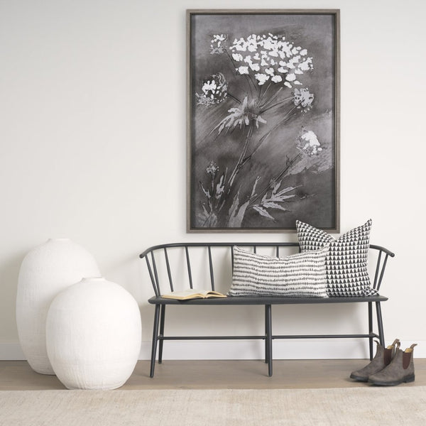 Mercana Karakum Elegant Textured Ceramic Vase - Sculptural Design for Modern and Boho Home Decor Styles White Ceramic | 23H 67678