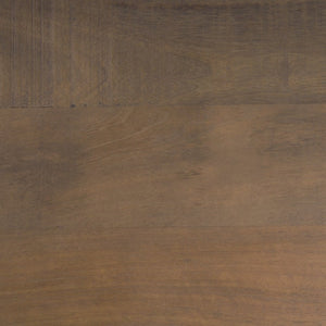 Mercana Araxi Solid Mango Wood Dining Table with Sturdy Iron Base – Perfect for Modern Farmhouse Style! 95" Dk Brown Wood Top | Black Metal/Brown Wood Base 70569-AB