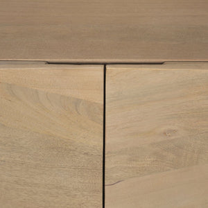 Mercana Darwin Accent Cabinet with Geometric Doors - Stylish Storage Solution for Modern Living Spaces 70682