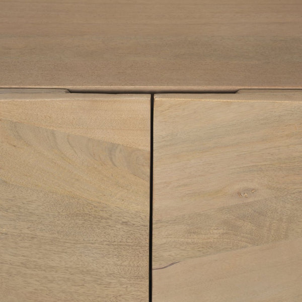 Mercana Darwin Accent Cabinet with Geometric Doors - Stylish Storage Solution for Modern Living Spaces 70682