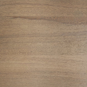 Mercana Darwin Sideboard: Elegant Solid Wood Cabinet with Geometric Doors for Stylish Storage Solutions Light Brown Wood | Black Metal 70683