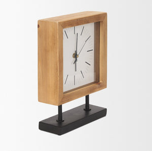 Mercana Renaya Minimalist Table Clock - Stylish Modern Design for Home Décor & Functional Timekeeping 70693