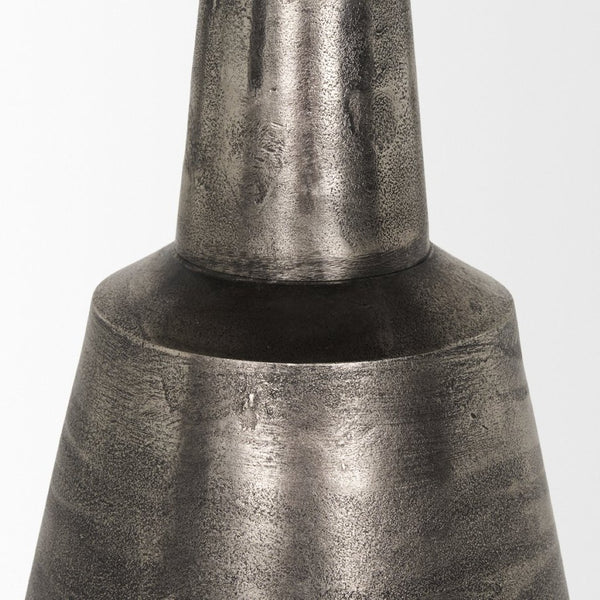 Mercana Bobbi Textured Cast Aluminum Accent Table - Modern Sculptural Design for Stylish Home Decor 70614