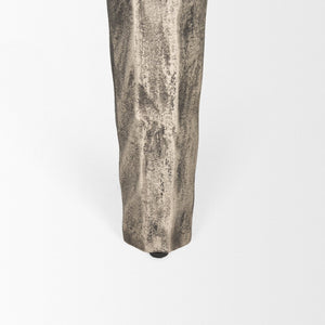 Mercana Randy Elegant Cast Aluminum Coffee Table with Textured Finish for Modern Living Room Decor 70619