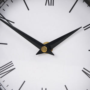 Mercana Raisa Table Clock with Vintage Gold Antiquing - Stylish Accent for Modern and Classic Interiors 70690