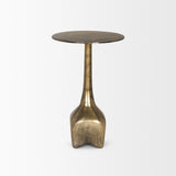 Risha Small Gold Metal Accent Table 70739 Mercana