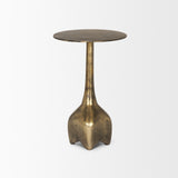 Risha Small Gold Metal Accent Table 70739 Mercana