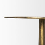 Risha Large Gold Metal Accent Table 70740 Mercana