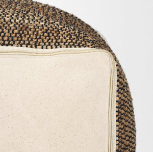 Mercana Samiya Versatile Pouf for Stylish Seating & Accent Use - Perfect for Boho, Coastal & Modern Decor 70760