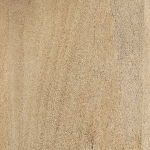 Mercana Bianca Round Marble Top Coffee Table - Elegant Banswara Design with Solid Wood Base for Living Spaces Light Brown | Marble 70647-AB