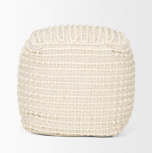 Mercana Sakaye Handwoven Pouf - Stylish Accent for Modern Living Spaces, Versatile Seating & Decor Piece 70762
