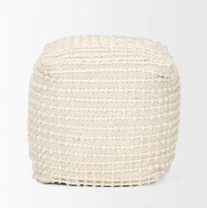 Mercana Sakaye Handwoven Pouf - Stylish Accent for Modern Living Spaces, Versatile Seating & Decor Piece 70762