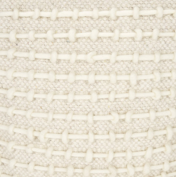 Mercana Sakaye Handwoven Pouf - Stylish Accent for Modern Living Spaces, Versatile Seating & Decor Piece 70762