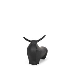 Mercana Radu Decorative Bull Accent - Modern Cast Aluminum Sculpture for Contemporary Home Décor & Styling 70719