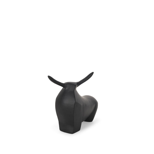 Mercana Radu Decorative Bull Accent - Modern Cast Aluminum Sculpture for Contemporary Home Décor & Styling 70719