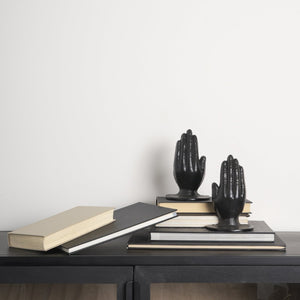 Mercana Praying Hands Cast Iron Bookends – Elegant Religious Decor for Bookshelf or Office, Durable Support 70537