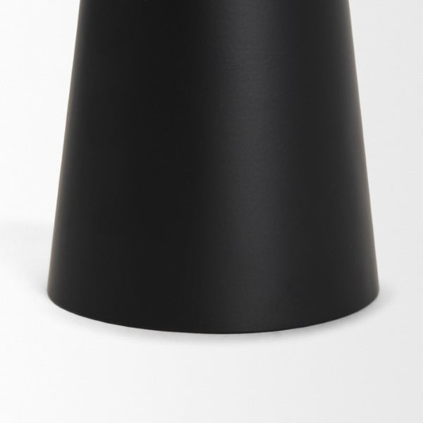 Mercana Quadir Modern Metal Candle Holder - Elegant Tapered Design for Home Décor and Centerpieces Matte Black | Tall 70715