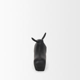 Radu Small Matte Black Metal Bull Decorative Object 70719 Mercana