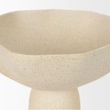 Mercana Radka Beige Textured Small Metal Decorative Bowl 70721