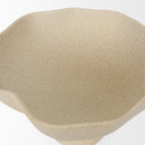 Mercana Radka Beige Textured Small Metal Decorative Bowl 70721