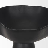 Radka Small Matte Black Metal Decorative Bowl 70723 Mercana