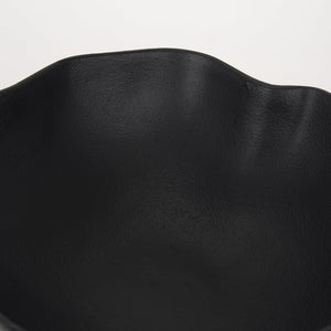 Mercana Radka Decorative Bowl – Handcrafted Cast Aluminum Accent with Sculptural Design for Modern Interiors Matte Black | Small 70723