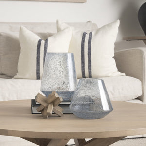 Mercana Sandra Coastal-Inspired Decorative Pillow Cover for Modern Décor, Chic Soft Fabric with Zipper Closure 68870