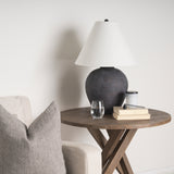 Mercana Marvin Black Ceramic Table Lamp  70166