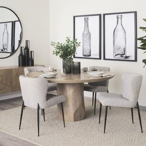 Mercana Hartt Dining Chair – Modern Wing-Back Design with Comfortable Upholstery, Ideal for Any Dining Space 70431