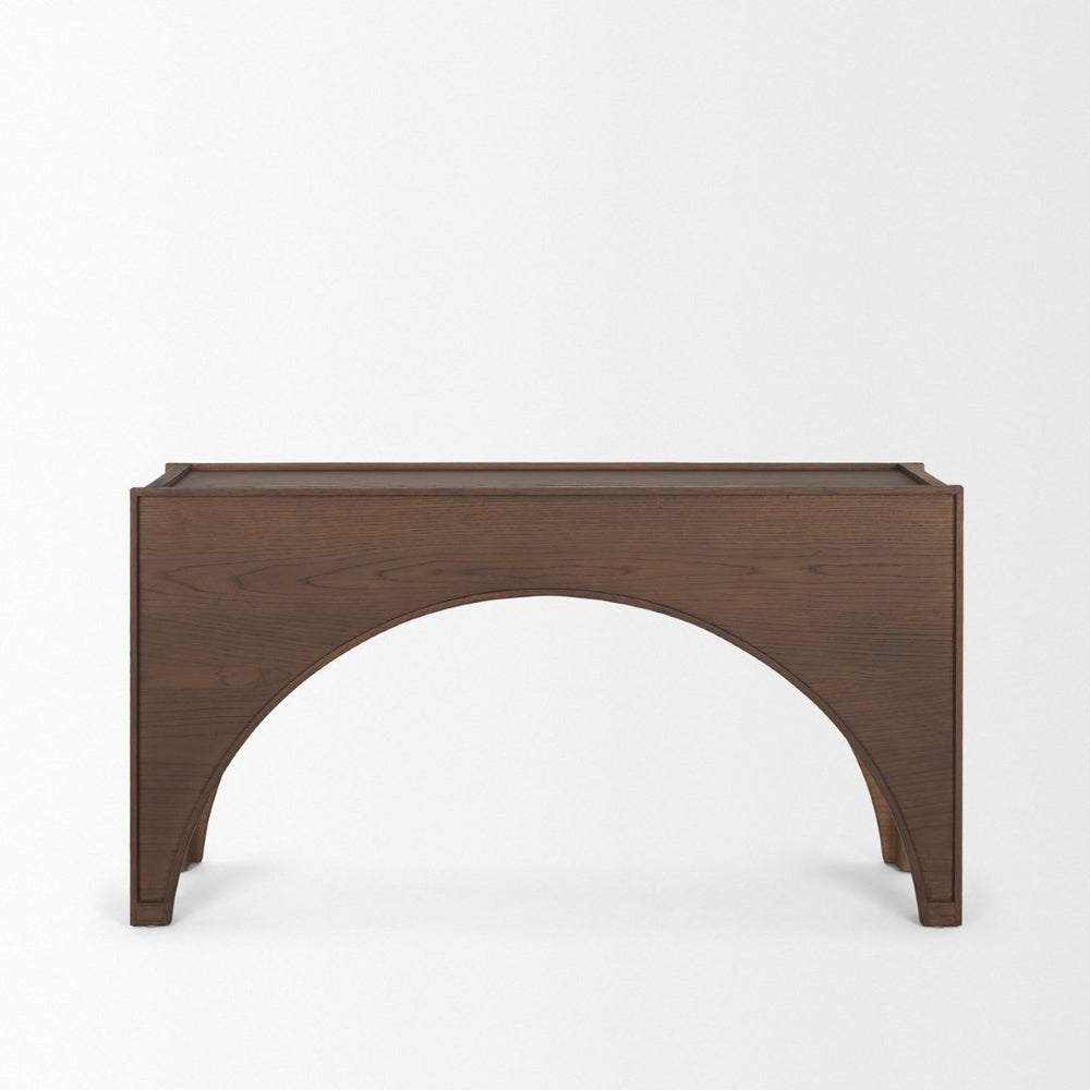 Mercana Laraya Elegant Arched Console Table - Sculptural Design for Modern Entryways and Living Rooms 70733