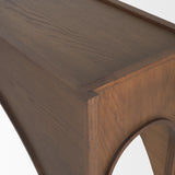 Laraya Dark Brown Wood Arched Console Table 70733 Mercana