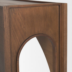 Mercana Laraya Elegant Arched Console Table - Sculptural Design for Modern Entryways and Living Rooms 70733