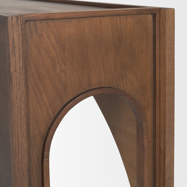 Mercana Laraya Elegant Arched Console Table - Sculptural Design for Modern Entryways and Living Rooms 70733