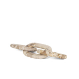 Reinir Beige Marble Chain Link Decorative Object 70706 Mercana